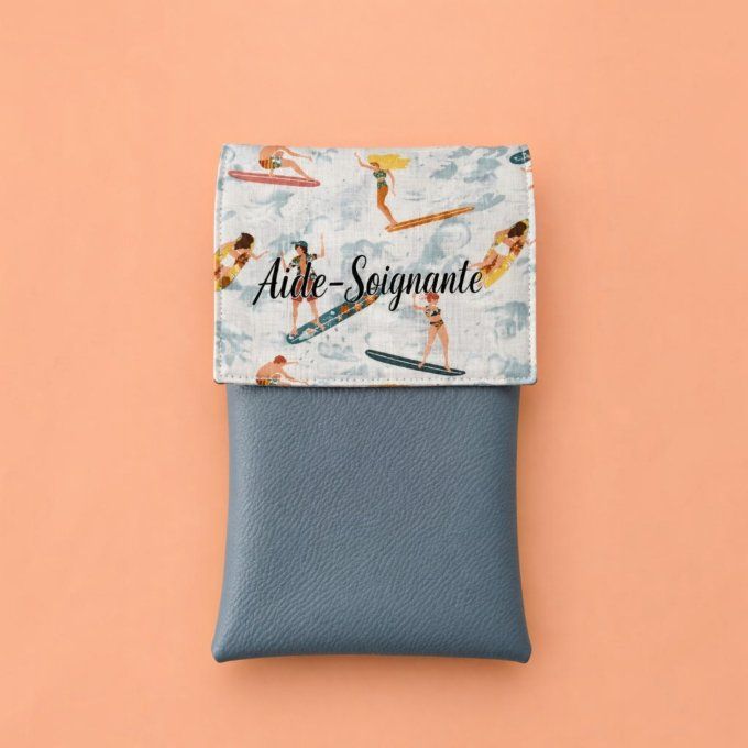 pochette infirmière aimantée surfeuses