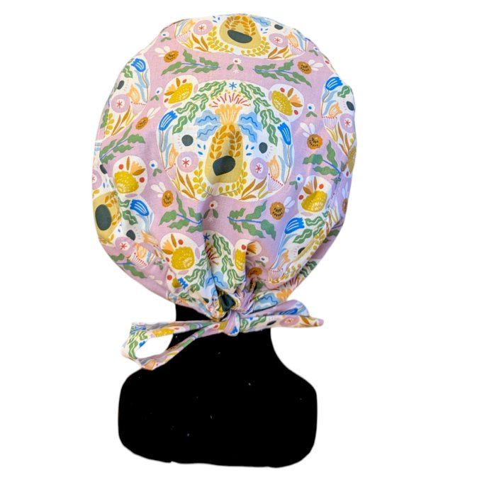 calot fleurs scandinaves