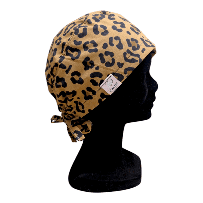 Calot Premium Médical "graou léo" – Doublure Satin Protectrice