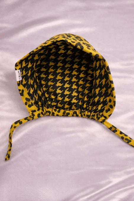 Calot Premium Médical "graou léo" – Doublure Satin Protectrice