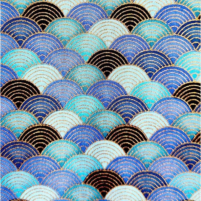 Pochette aimantée personnalisable theme sirène bleu