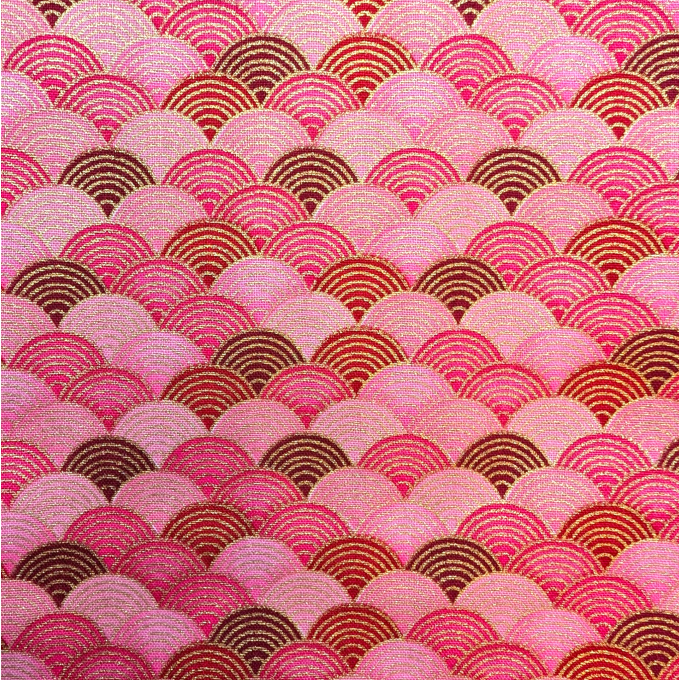 Pochette aimantée personnalisable thème sirène rose avec des touches or