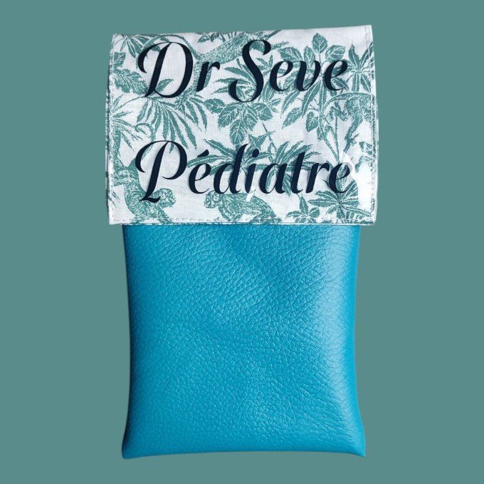 Pochette aimantée personnalisable theme jungle avec des singes vert